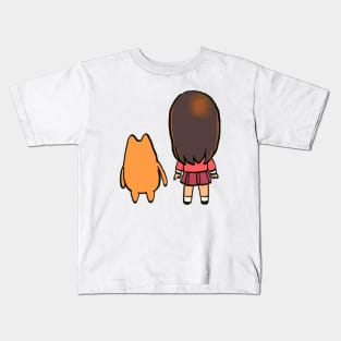 I draw chibi osaka and chiyo chan's dad (back ver.) / azumanga daioh Kids T-Shirt